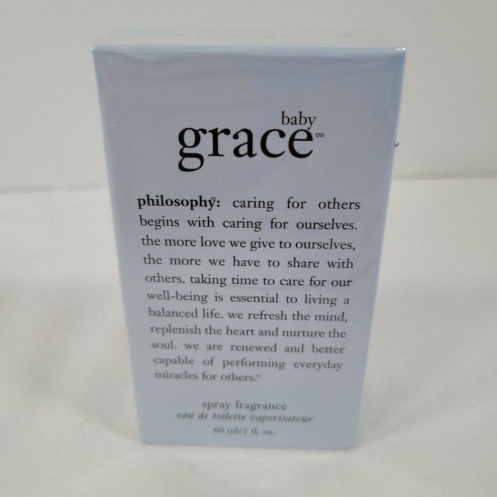 Baby Grace Philosophy 2 oz / 60ml Spray eau de toilette New/Sealed